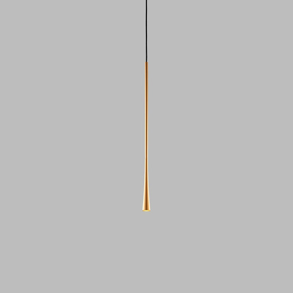 Light Point guldfarvet smal pendel lampe Drop S2 Guld - Pendel
