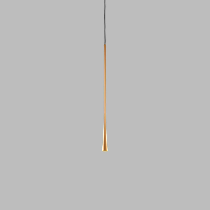 Light Point guldfarvet smal pendel lampe Drop S2 Guld - Pendel