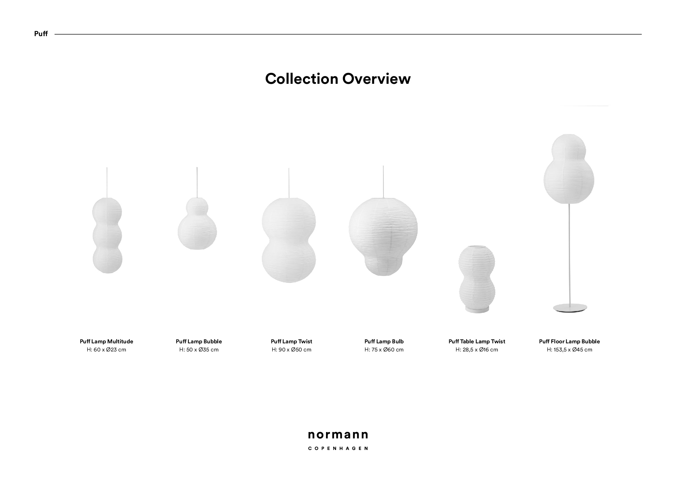 Puff Gulvlampe Bubble Hvid