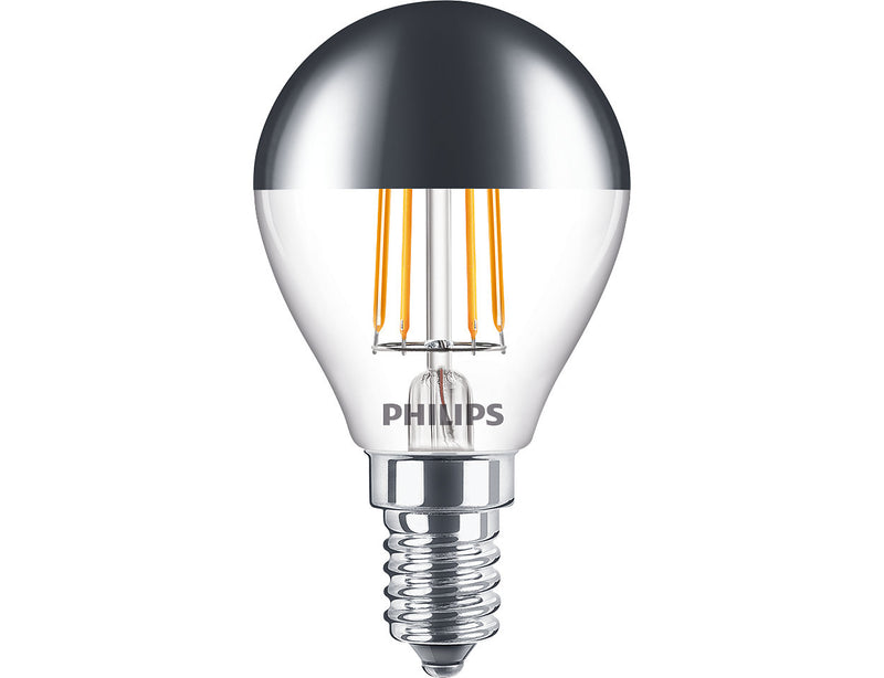 Philips LED Krone 4W 397lm E14 Topforspejlet
