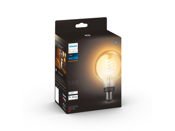 Philips Hue Filament G93 7W 550lm 2100K E27 BT