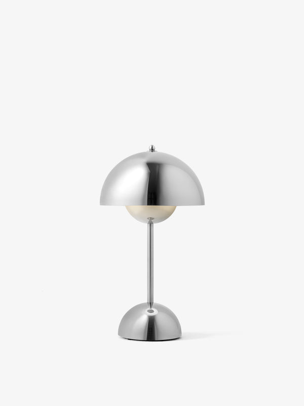 VP9 Flowerpot bordlampe tilbud i chrome
