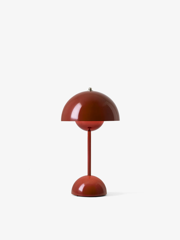 Flowerpot VP9 tilbud Bordlampe Portable VP9, Rød Brun