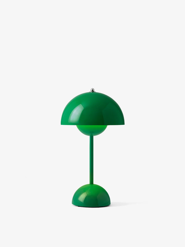 Flowerpot Bordlampe Portable VP9, Signal Green - &tradition