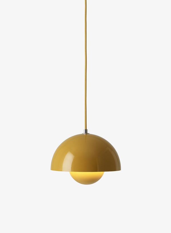 Flowerpot VP1 pendel lampe i gul / mustard &tradition