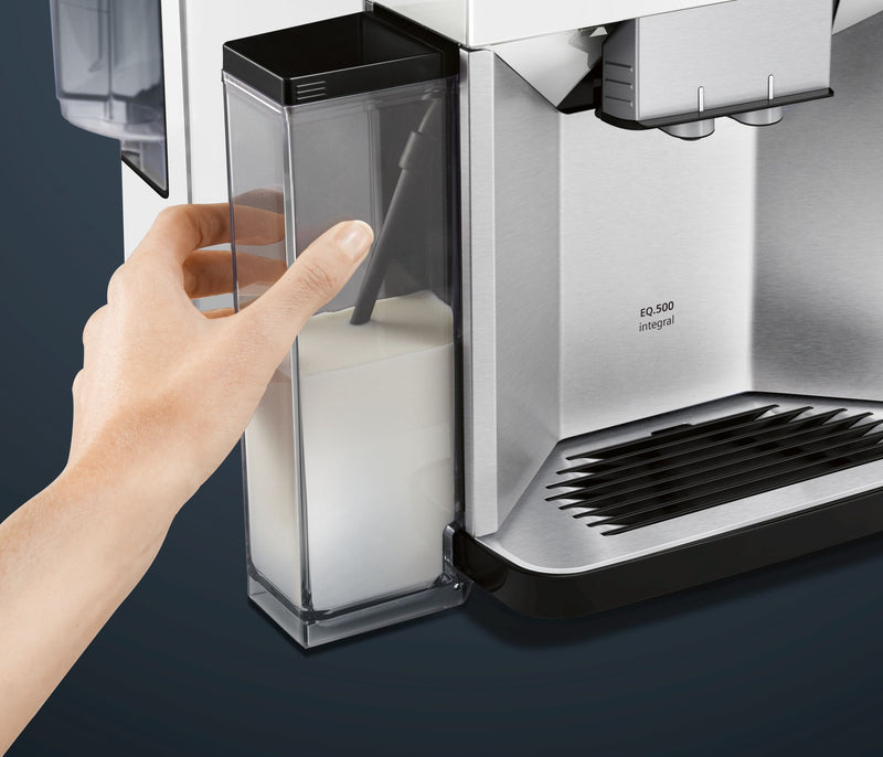 Siemens espressomaskine med mælkebeholder