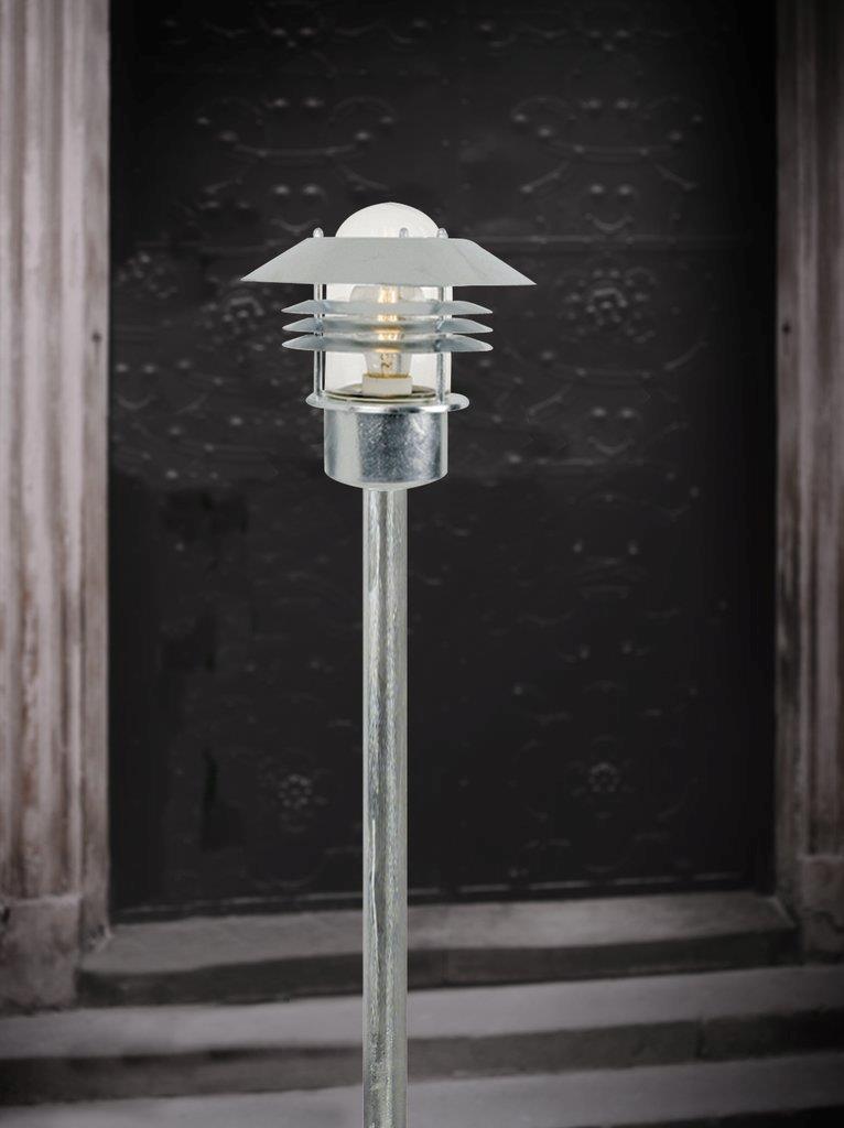 Vejer E27 Bedlampe, Galvaniseret Stål - Nordlux