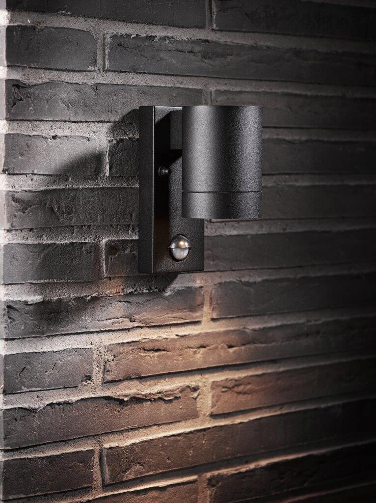 Tin Maxi Væglampe GU10 Sensor, Sort - Nordlux