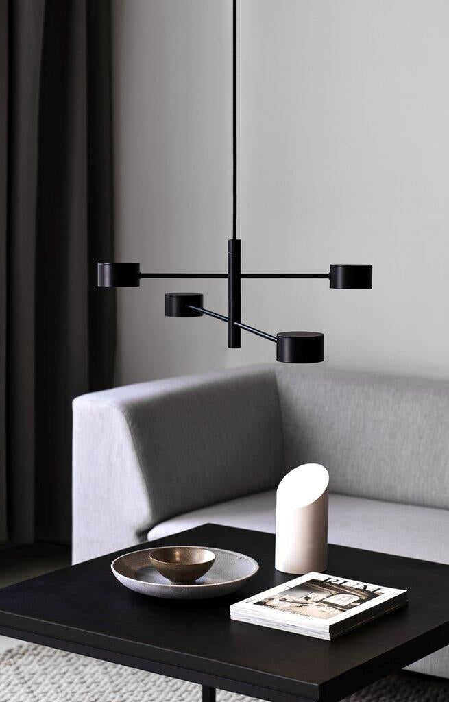 Nordlux - Clyde 4-Pendel LED, Sort