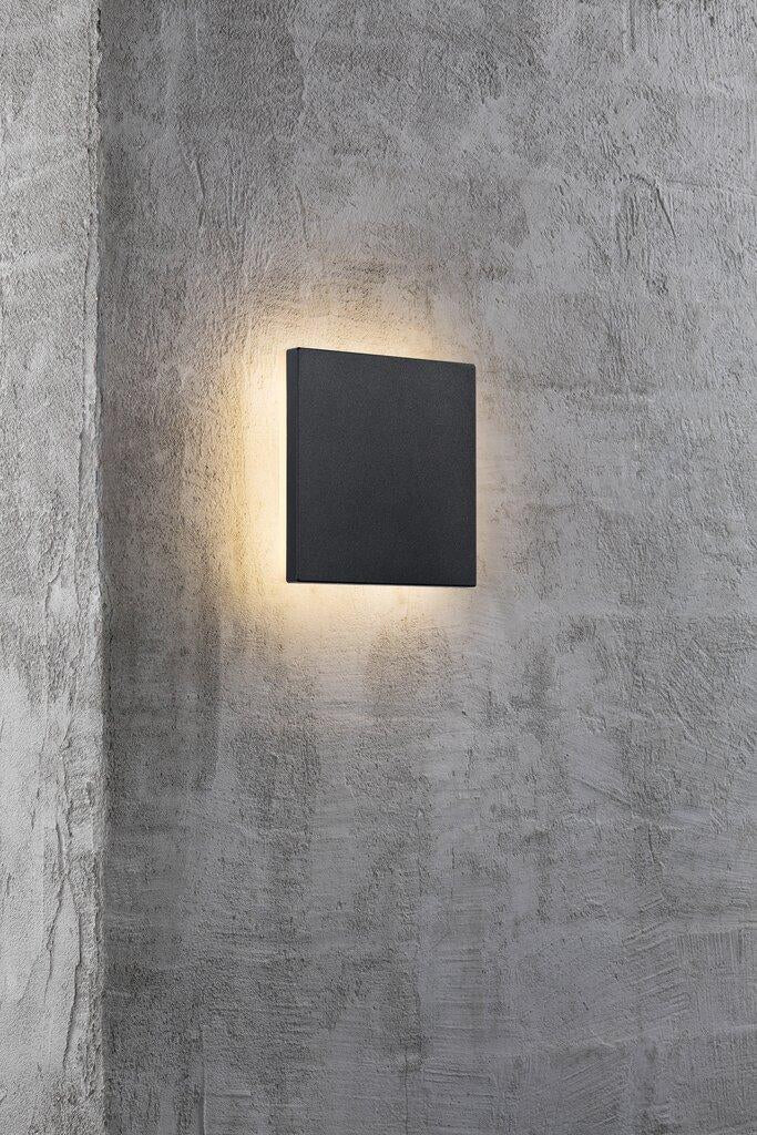 Nordlux - Artego Square Væg, Sort