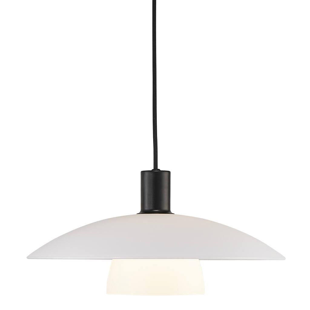 Verona E27 Pendel Sort/Opal