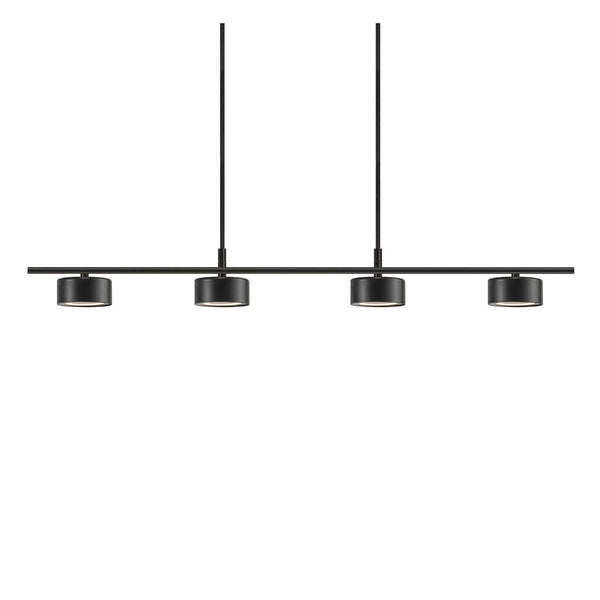 Nordlux - Clyde 4-Skinne LED, Sort