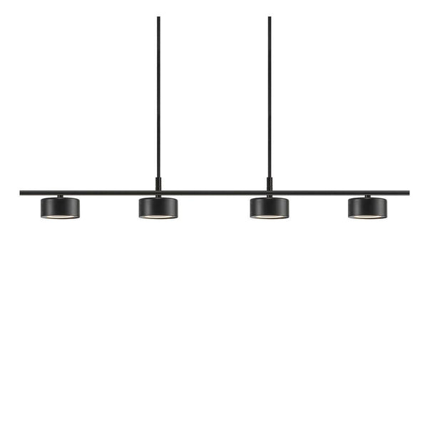 Nordlux - Clyde 4-Skinne LED, Sort