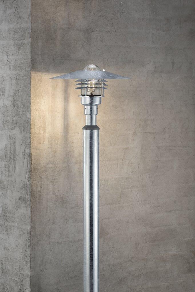 Vejers E27 Bedlampe 2M, Galvaniseret Stål - Nordlux