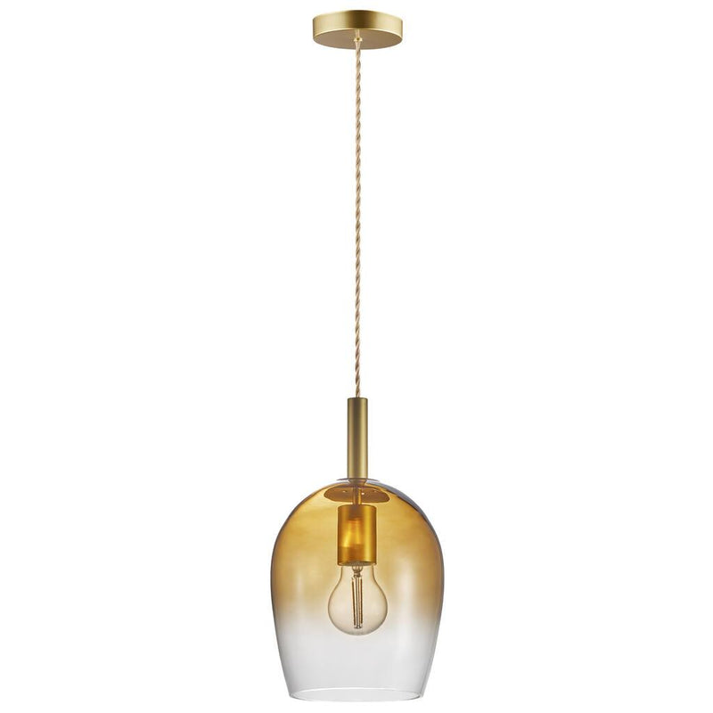 Uma 18 Pendel E27, Ravfarvet - Nordlux
