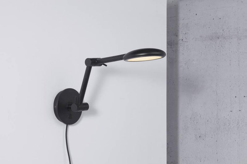 Nordlux - Bend ø12 LED Væg, Sort