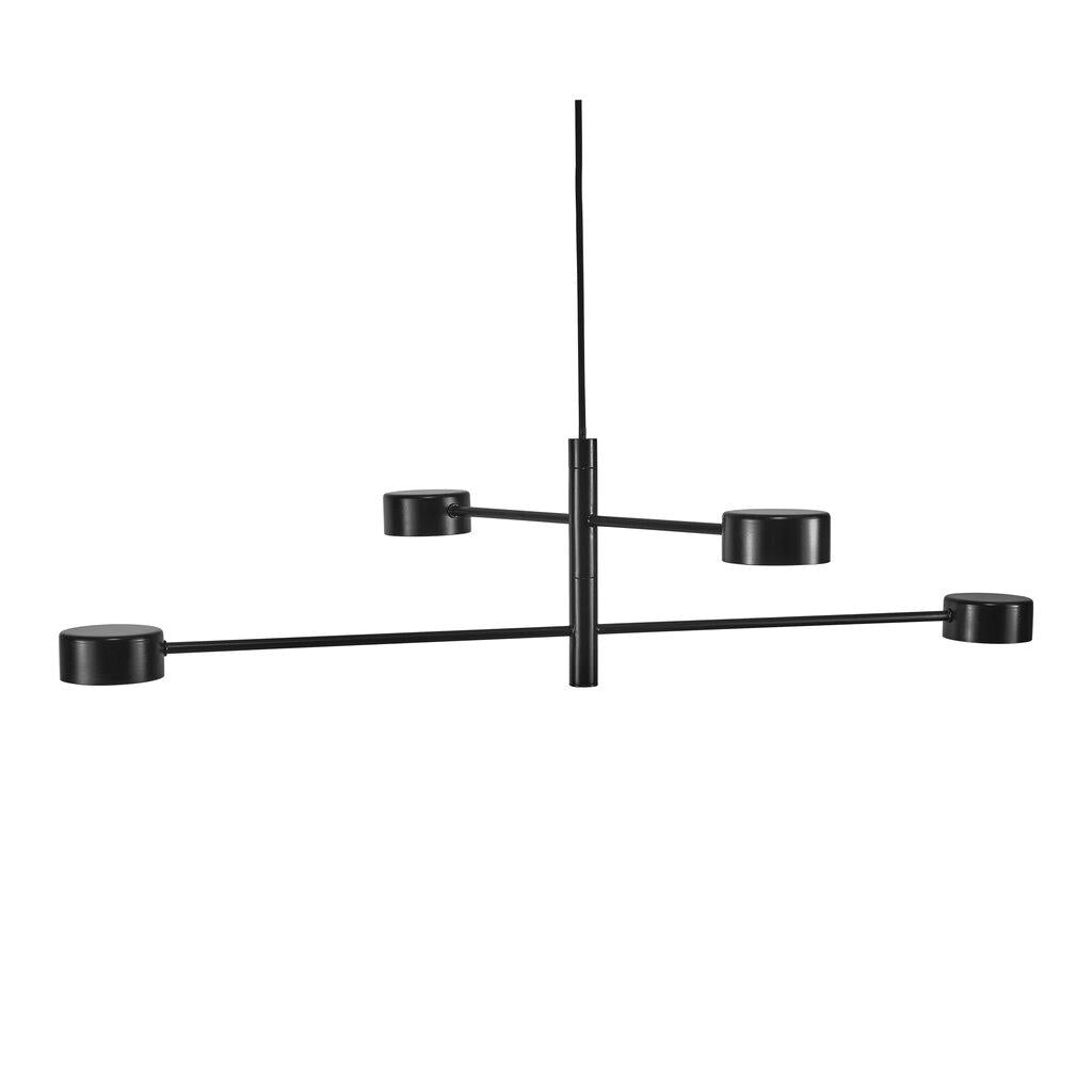 Nordlux - Clyde 4-Pendel LED, Sort