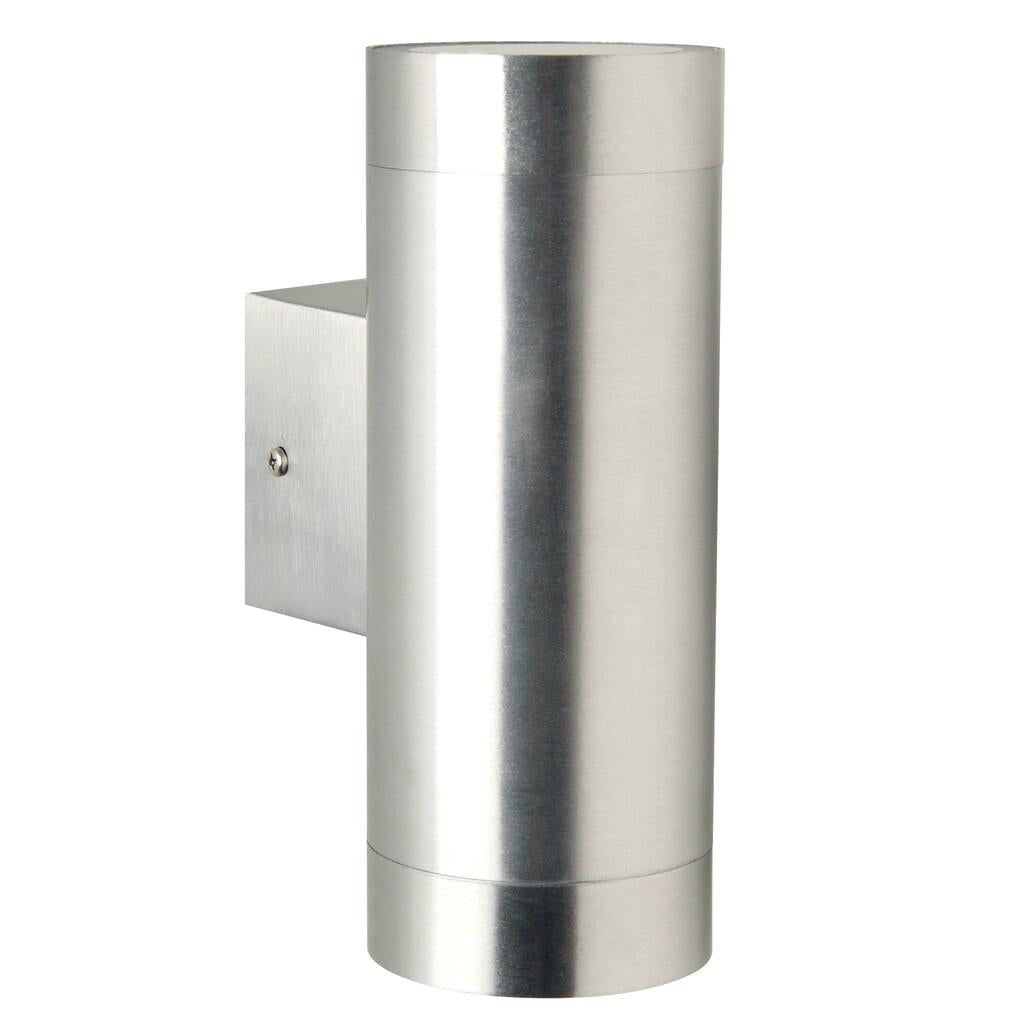Tin Maxi Dobbelt Væglampe 2xGU10, Aluminium - Nordlux