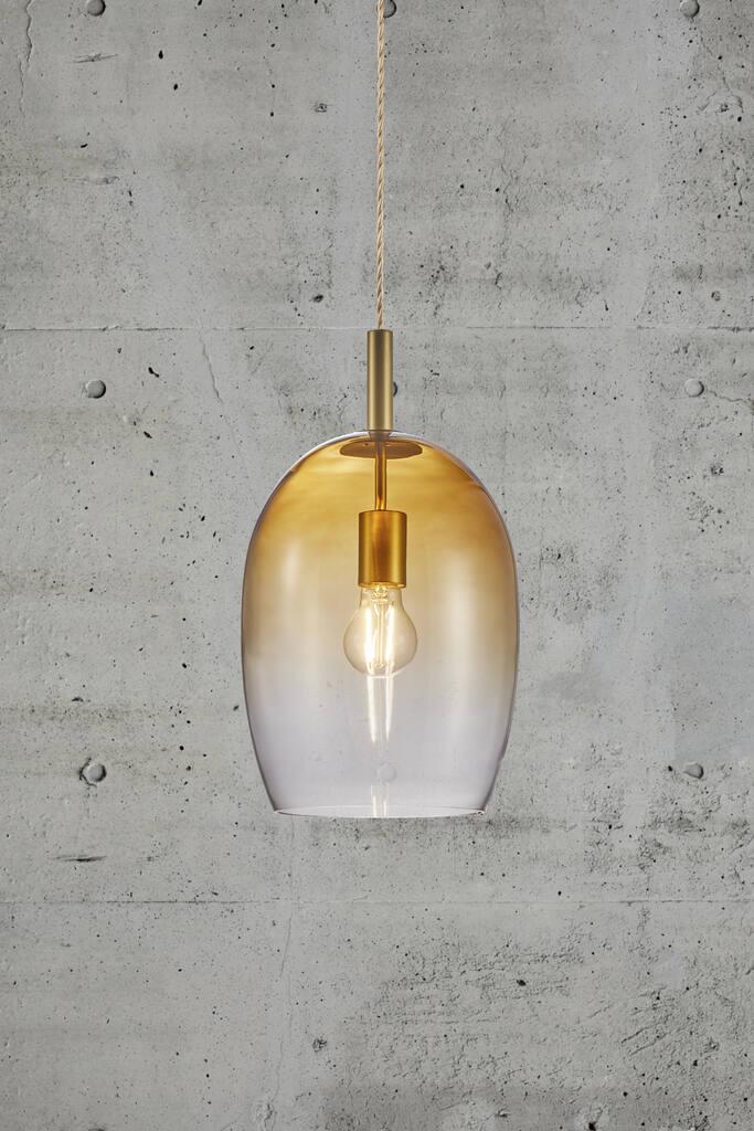 Uma 23 Pendel E27, Ravfarvet - Nordlux