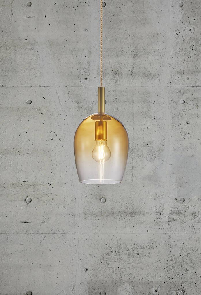 Uma 18 Pendel E27, Ravfarvet - Nordlux