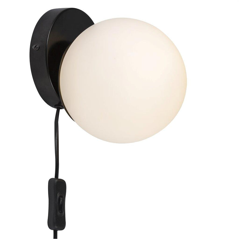 Lilly E14 Væglampe, Sort - Nordlux