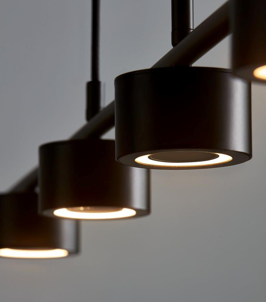Nordlux - Clyde 4-Skinne LED, Sort