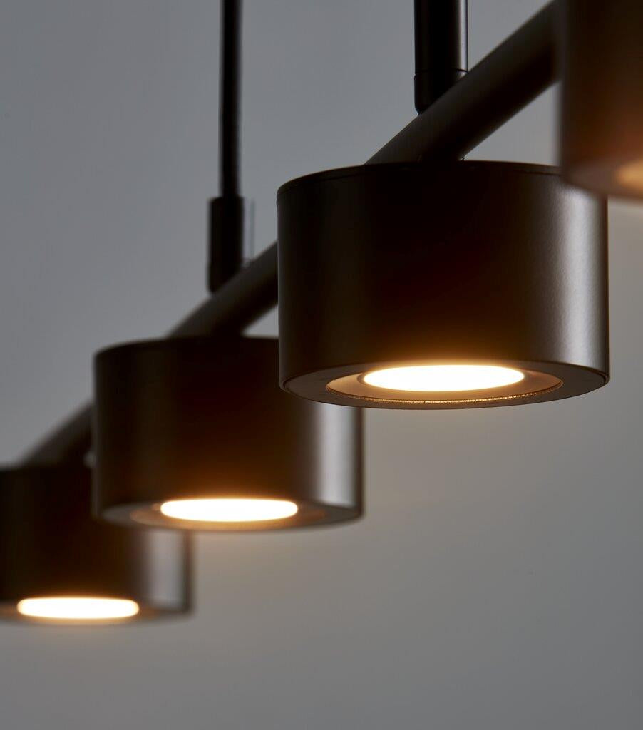 Nordlux - Clyde 4-Skinne LED, Sort