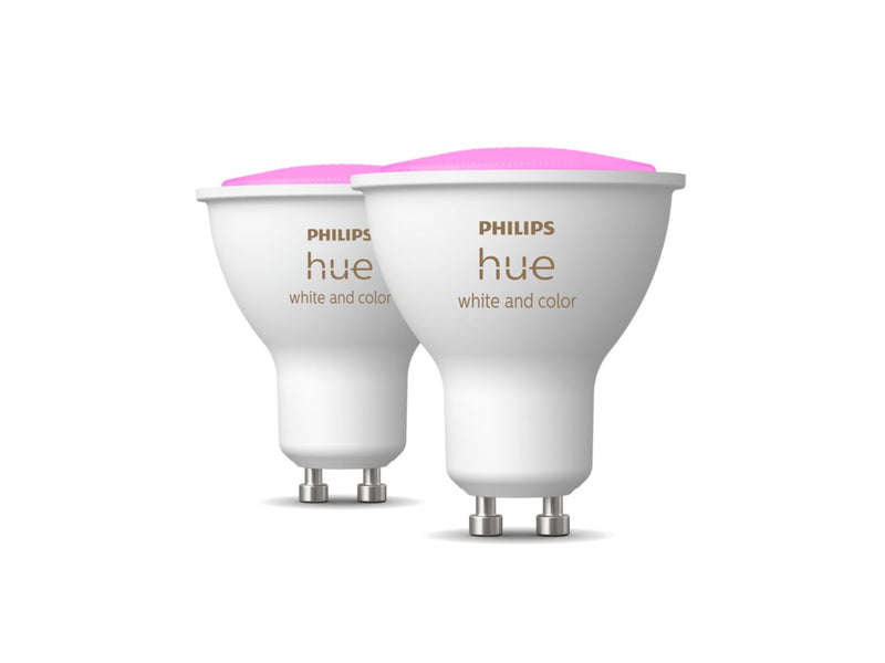 Philips Hue Spot 4,3W 350lm v.4000K WCA GU10 2P BT