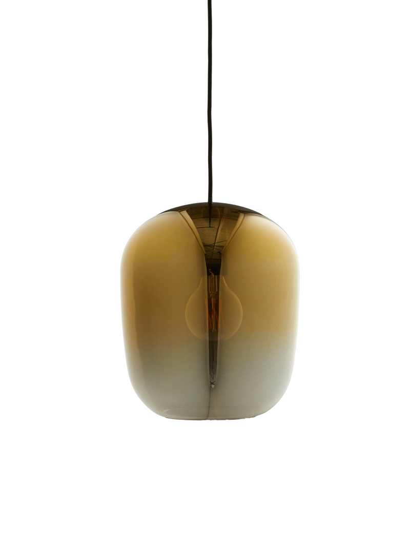Frandsen - OMBRE Glas Pendel Ø35, Guld/Grå Platin