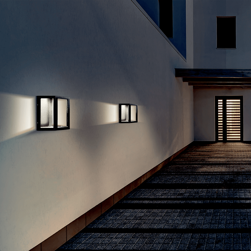 Udendørs firkantet sort Light-Point lamper