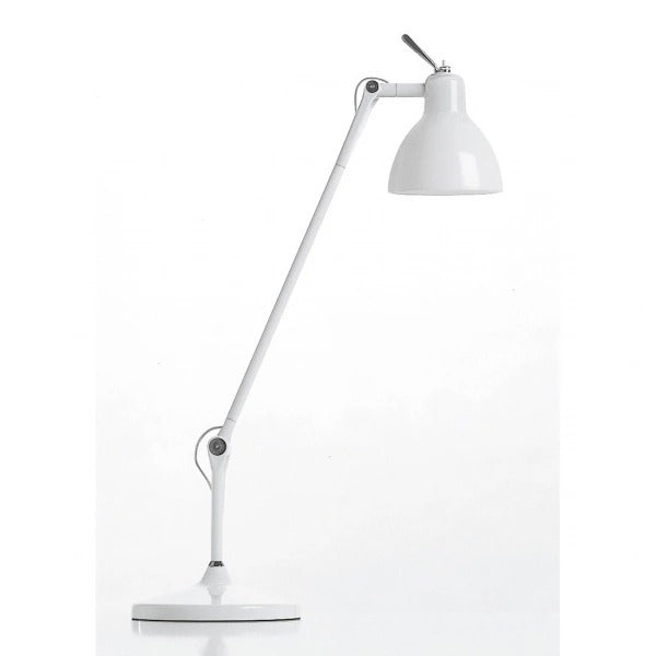 Luxy T1 Bordlampe Hvid, blank hvidt glas - Rotaliana