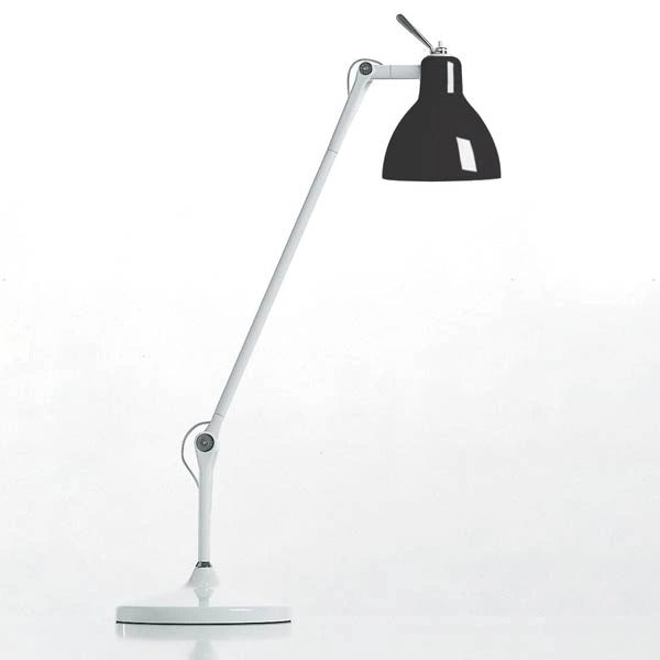 Luxy T1 Bordlampe Hvid, sort glas - Rotaliana