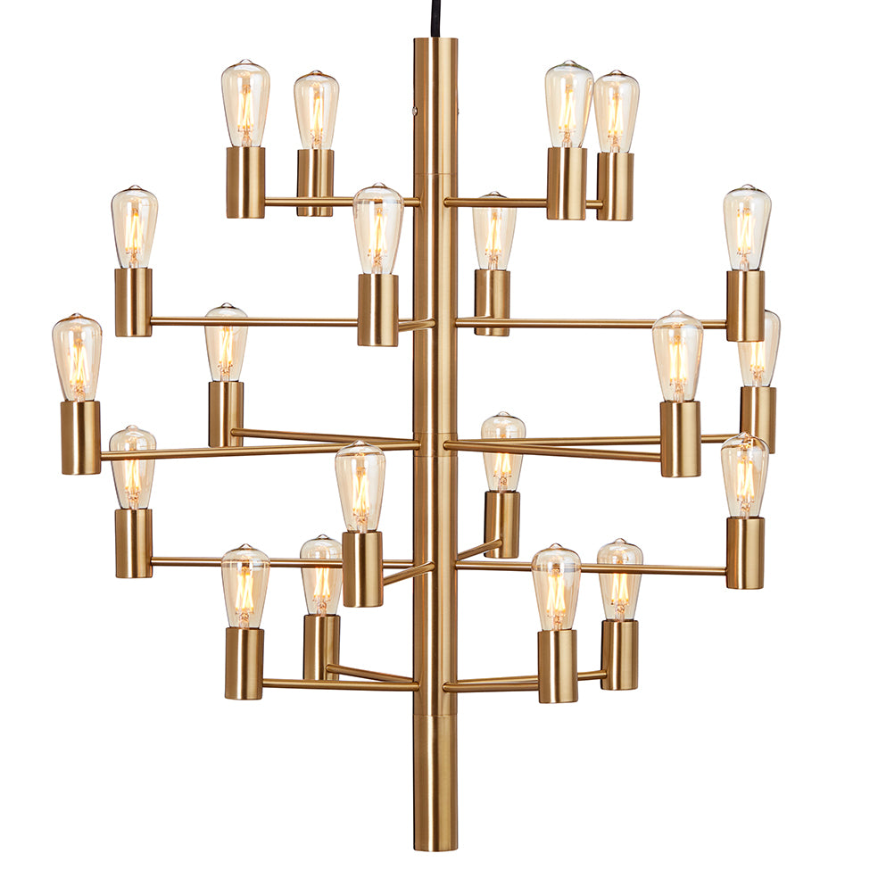 Manola Lysekrone 20 Messing E14 LED - Belid