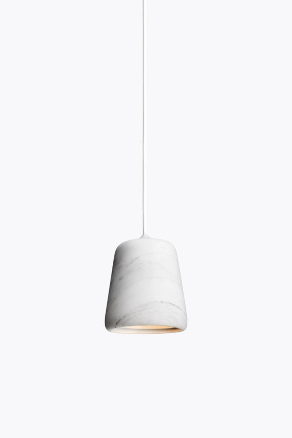 Material Pendel, Hvid Marmor - New Works lamper