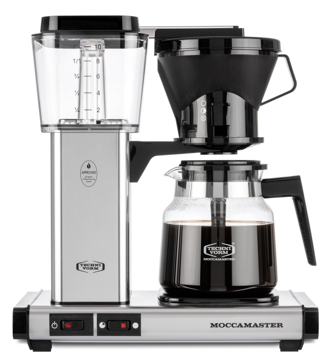 Moccamaster Manual Polished Silver - Kaffemaskine