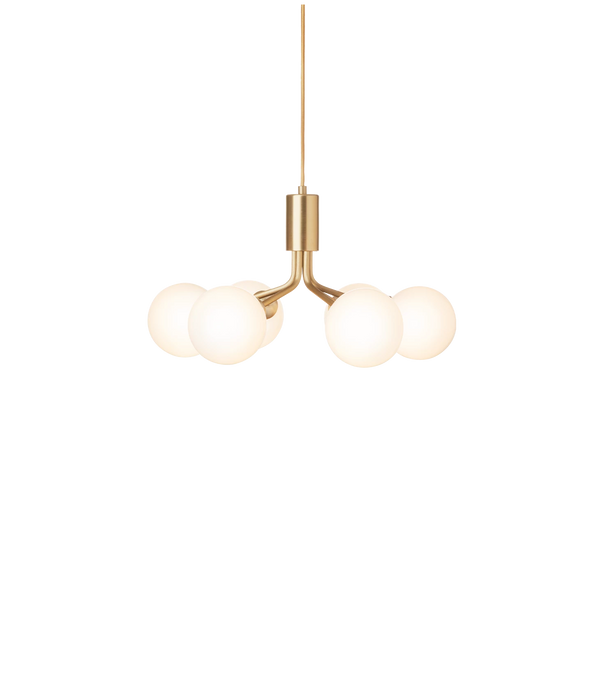 Apiales 6 - Brushed Brass/Opal
