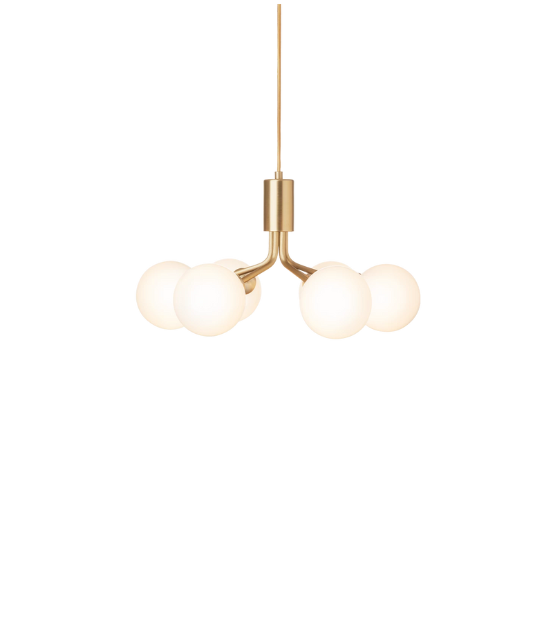 Apiales 6 - Brushed Brass/Opal