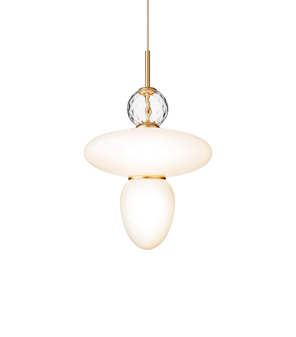 Rizzatto 43 - Satin Brass/Opal