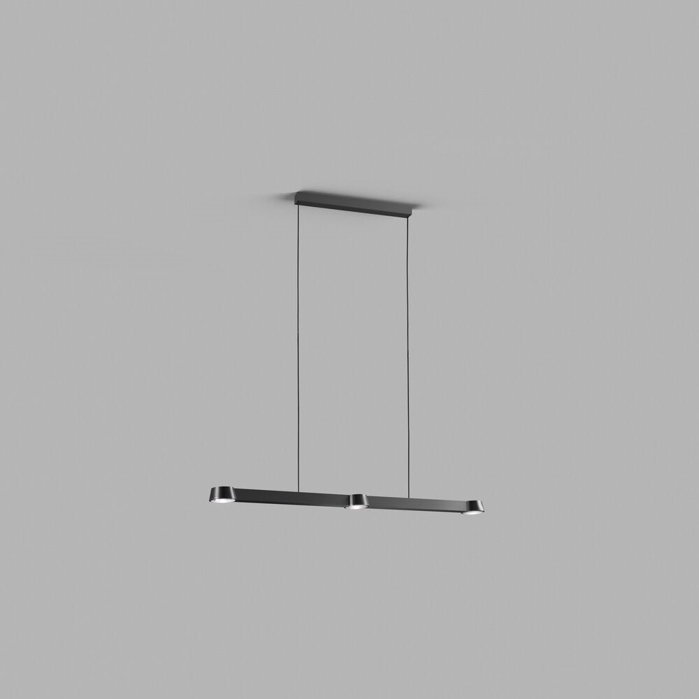 Optic Linear S1000 Pendel Carbon Sort - Light-Point