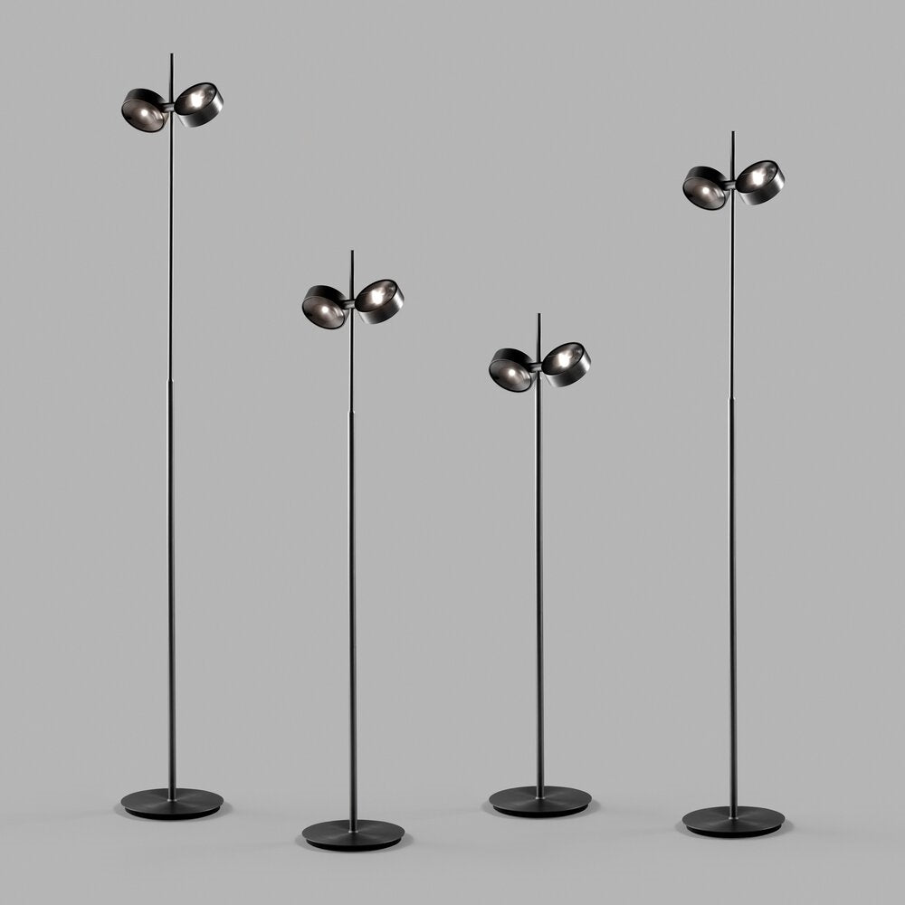 Orbit Floor Gulvlampe Carbon Sort