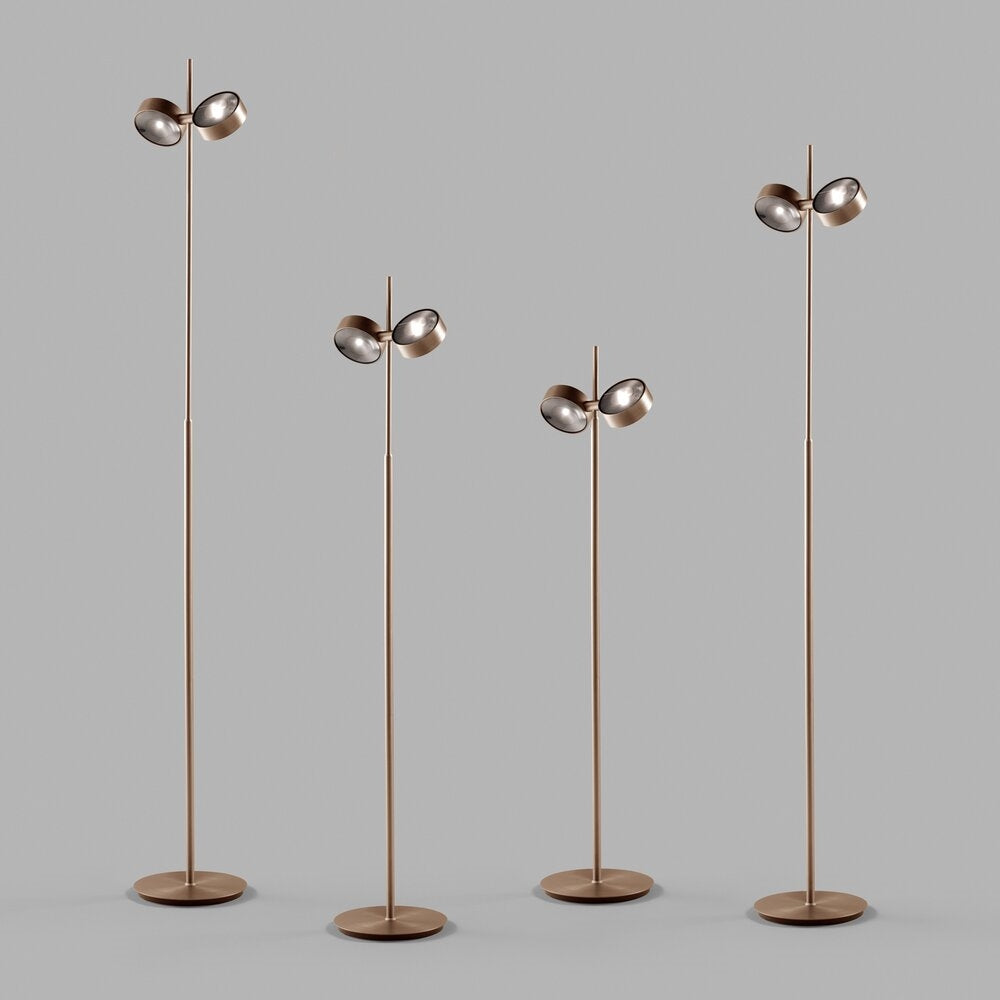 Orbit Floor Gulvlampe Rose Gold