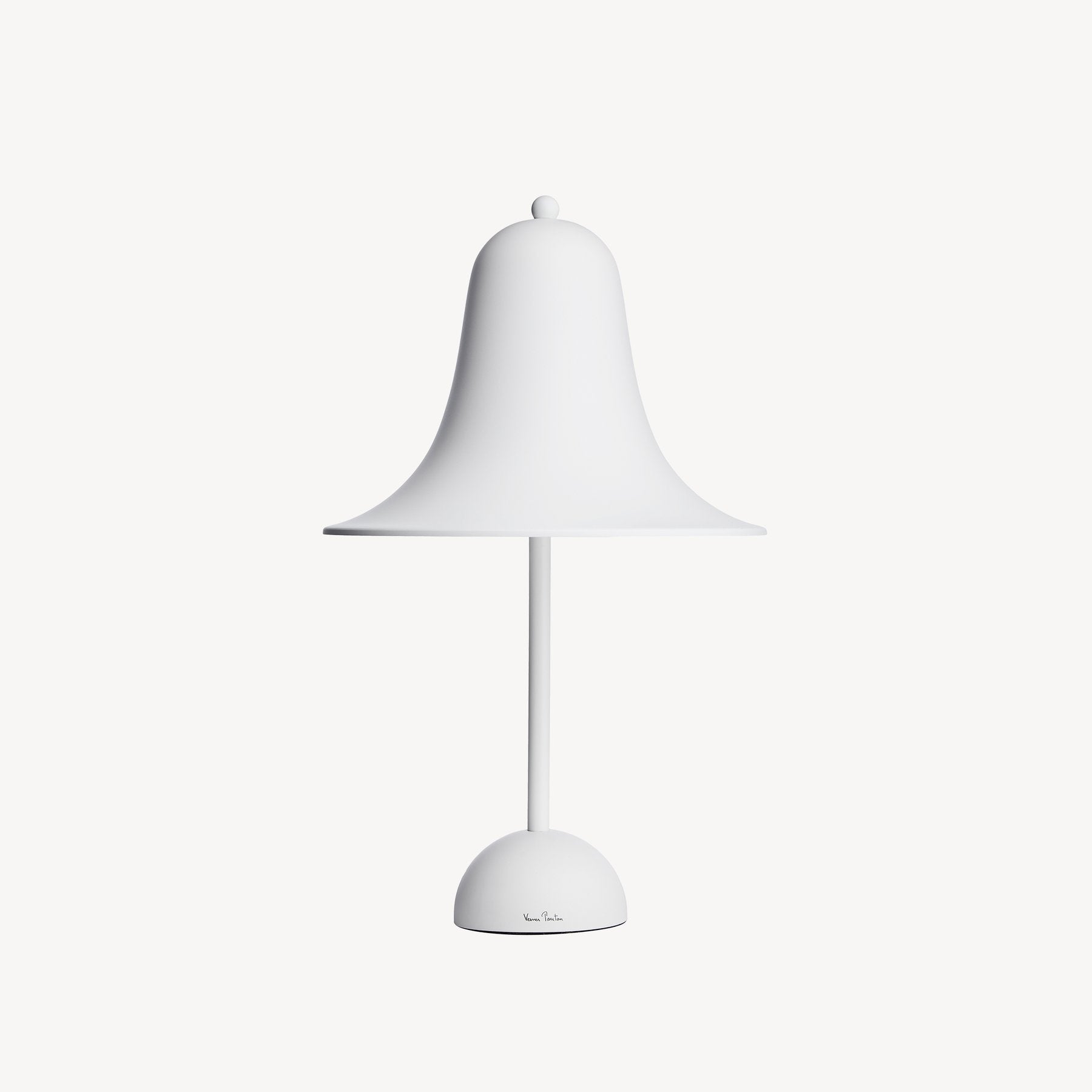 Pantop bordlampe Ø23 Mat Hvid - Verpan