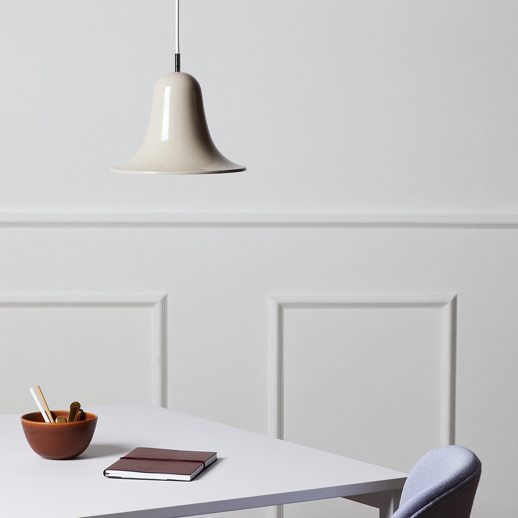 Grå Verpan bordlamper | Panton lamper fra Verpan