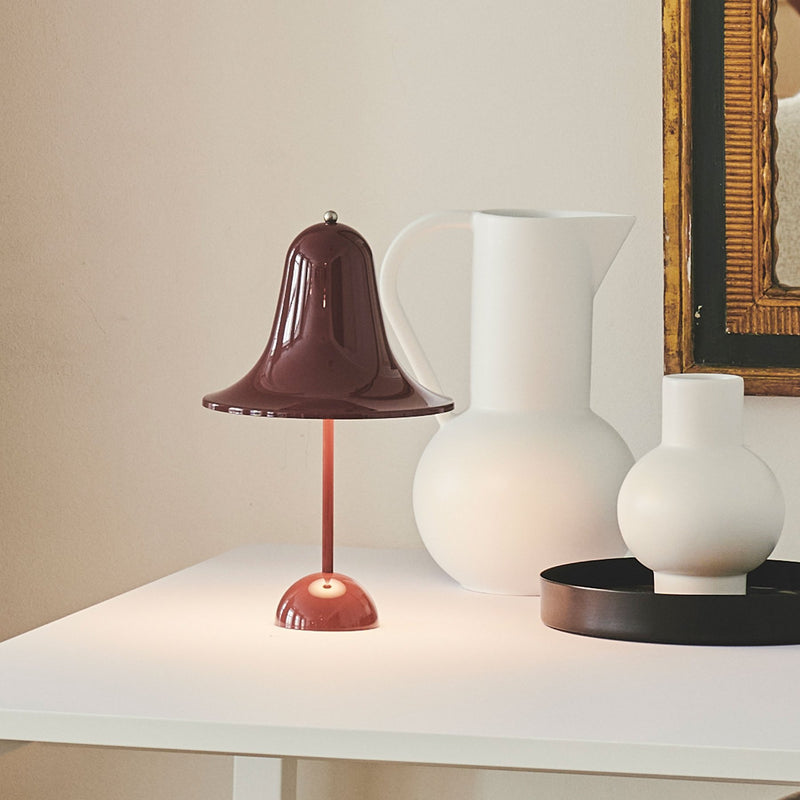 Pantop Portable Bordlampe Bordeaux
