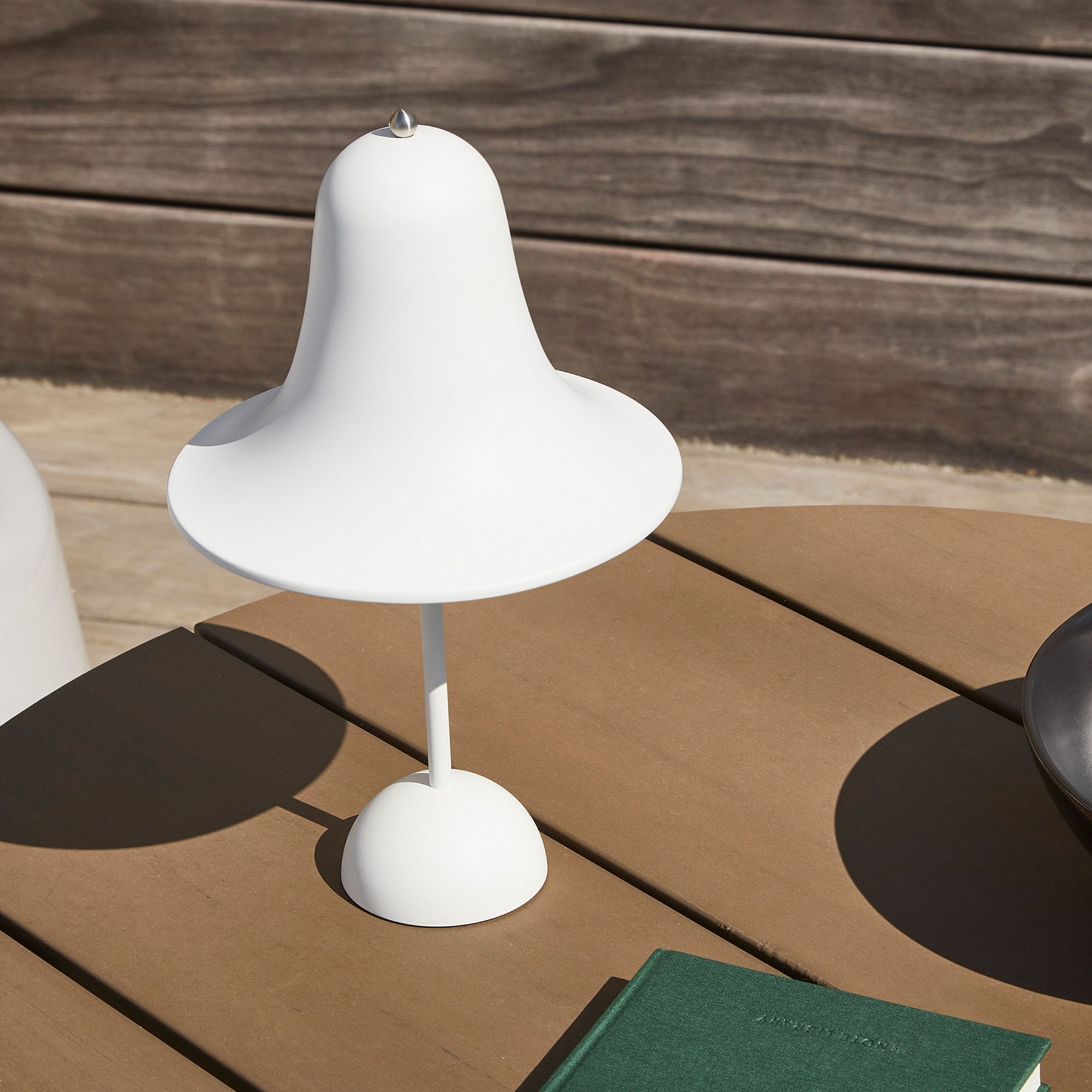Pantop Portable Bordlampe Mat hvid