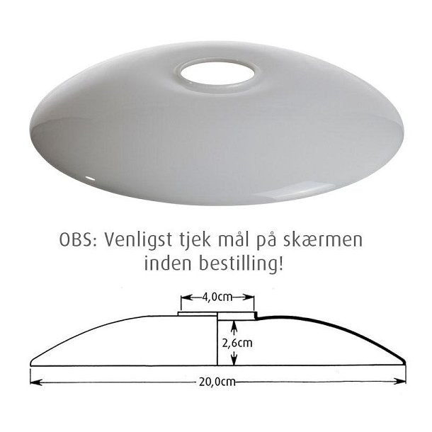 PH 2/1 Glas Overskærm til Pendel - Louis Poulsen