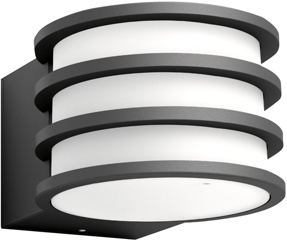 Philips Hue Lucca wall lantern anthracite 1x9.5W 230V