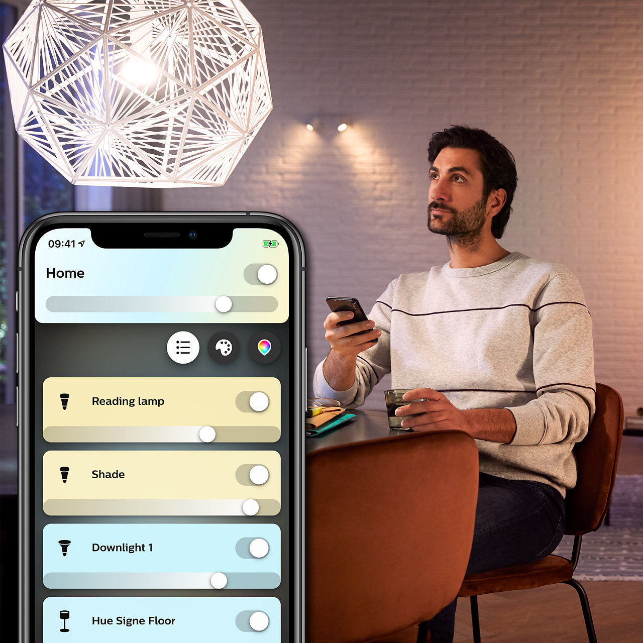 Philips Hue Standard A60 9W 1055lm v.4000K E27 WCA 2pak BT