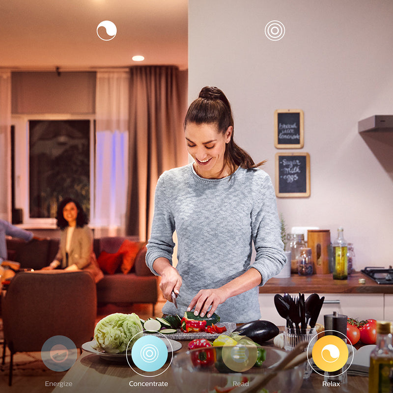 Philips Hue Spot 4,3W 350lm v.4000K WCA GU10 2P BT