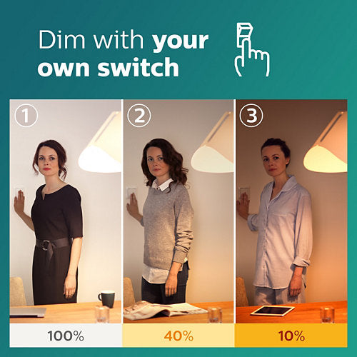 Philips LED Standard 7,5W 806lm E27 SceneSwitch Dæmp